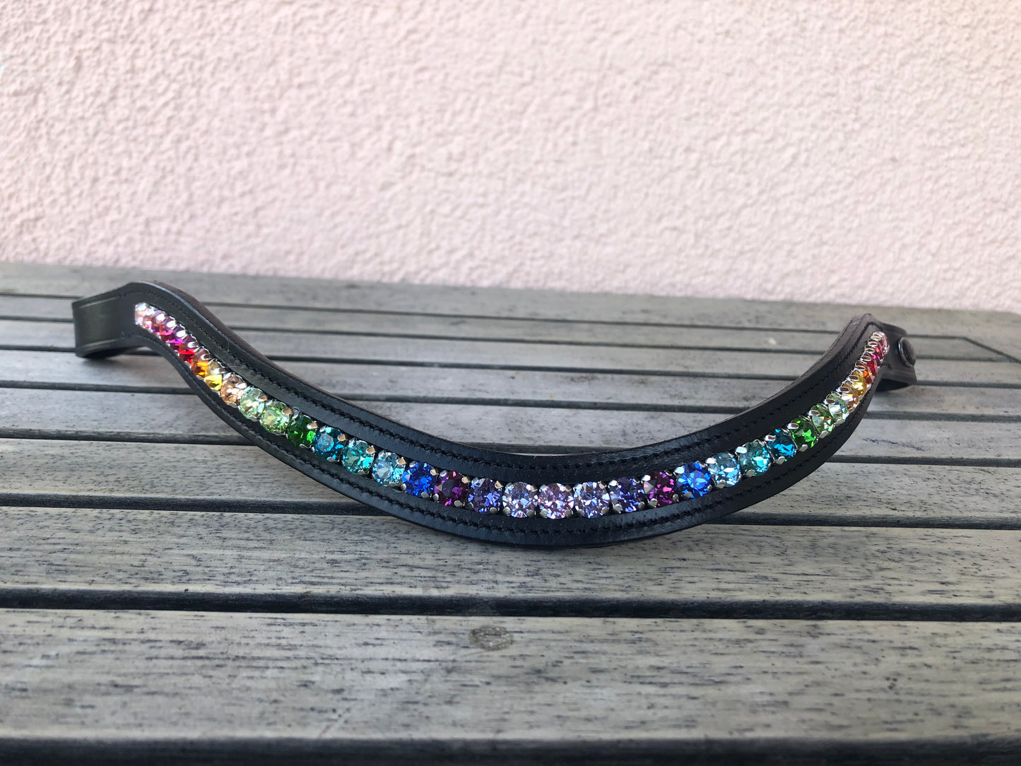 glitzerpferd.de Stirnriemen Regenbogen