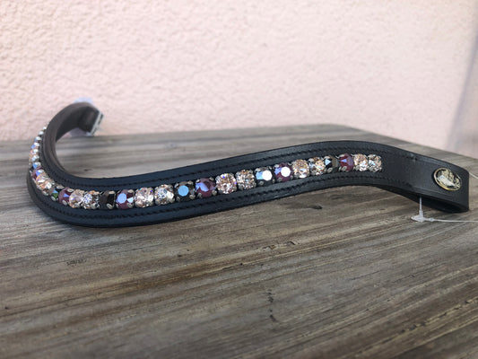 glitzerpferd.de Stirnriemen DarkRedShine