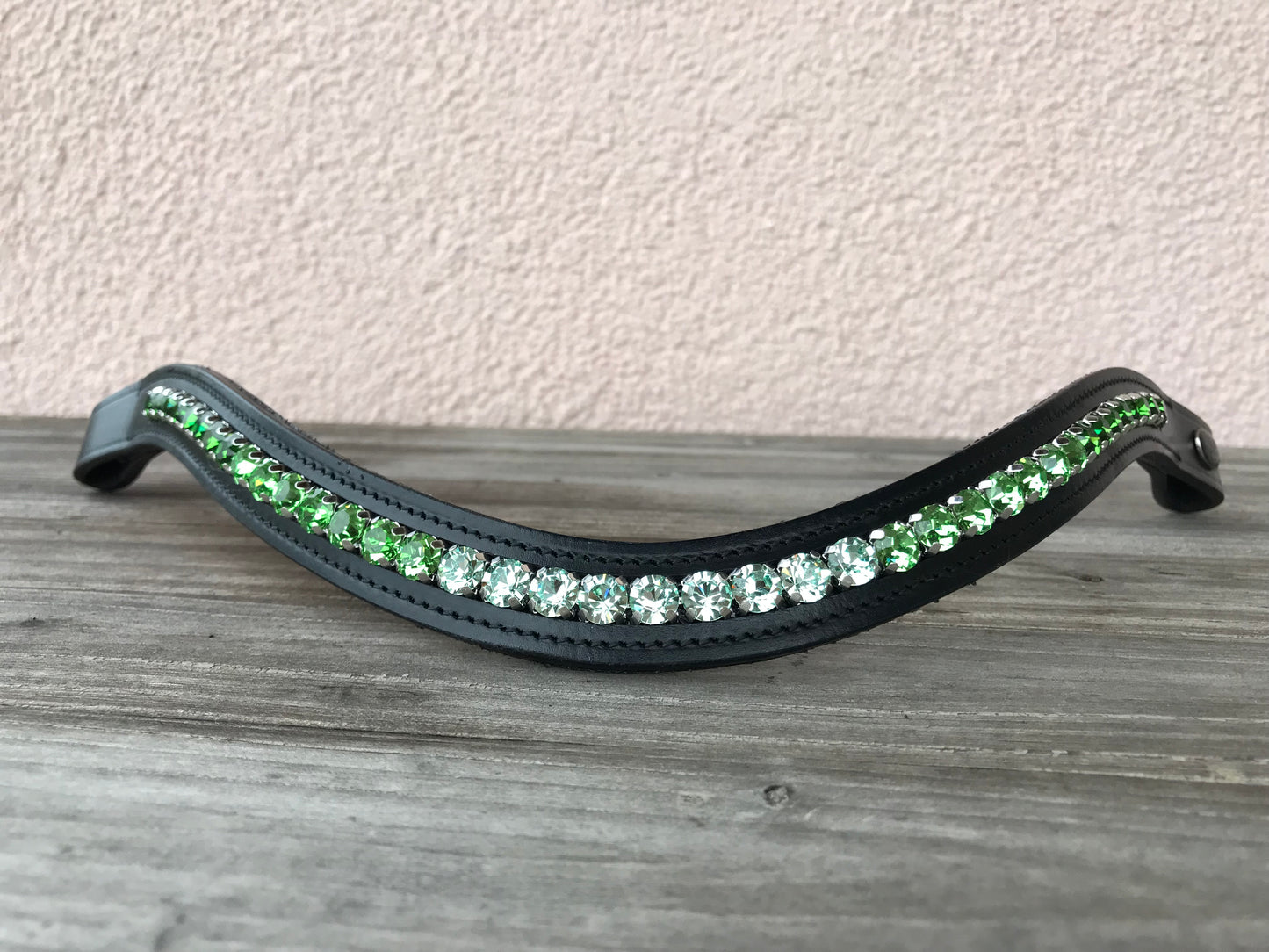 glitzerpferd.de Stirnriemen GrünerVerlauf