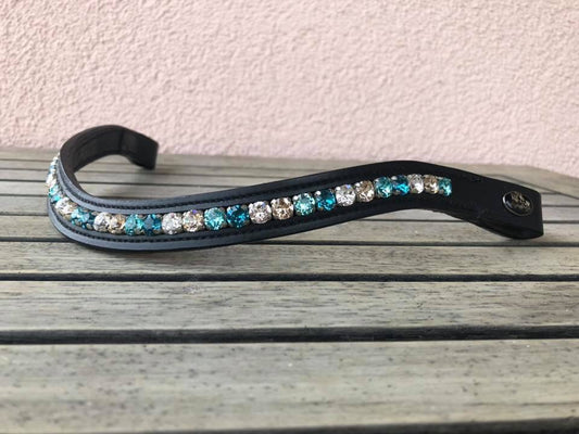 glitzerpferd.de Stirnriemen TealBlue