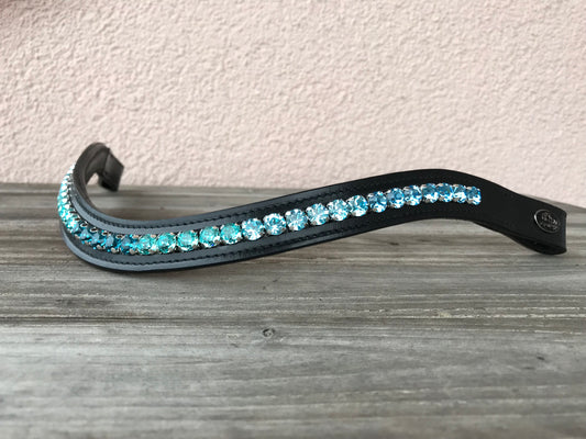 glitzerpferd.de Stirnriemen TürkiserVerlaufHD