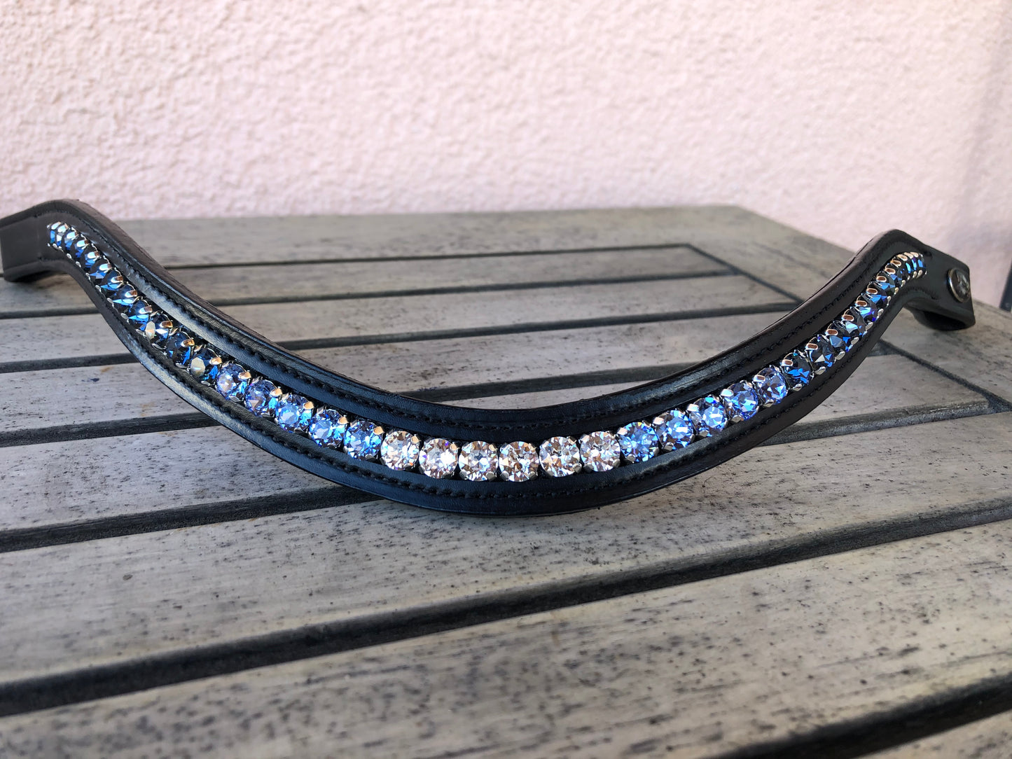 glitzerpferd.de Stirnriemen BlauTürkisVerlauf