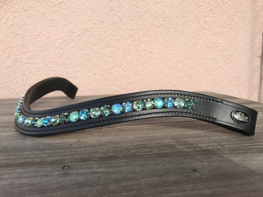 glitzerpferd.de Stirnriemen GreenGlacier