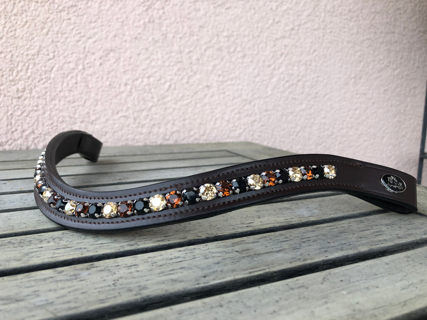 glitzerpferd.de Stirnriemen CARAMELL