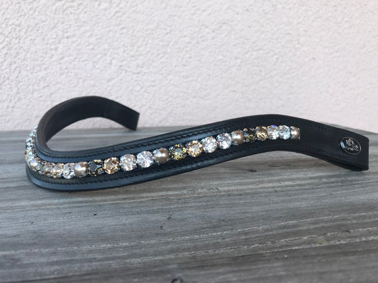 glitzerpferd.de Stirnriemen CreamyCaramell