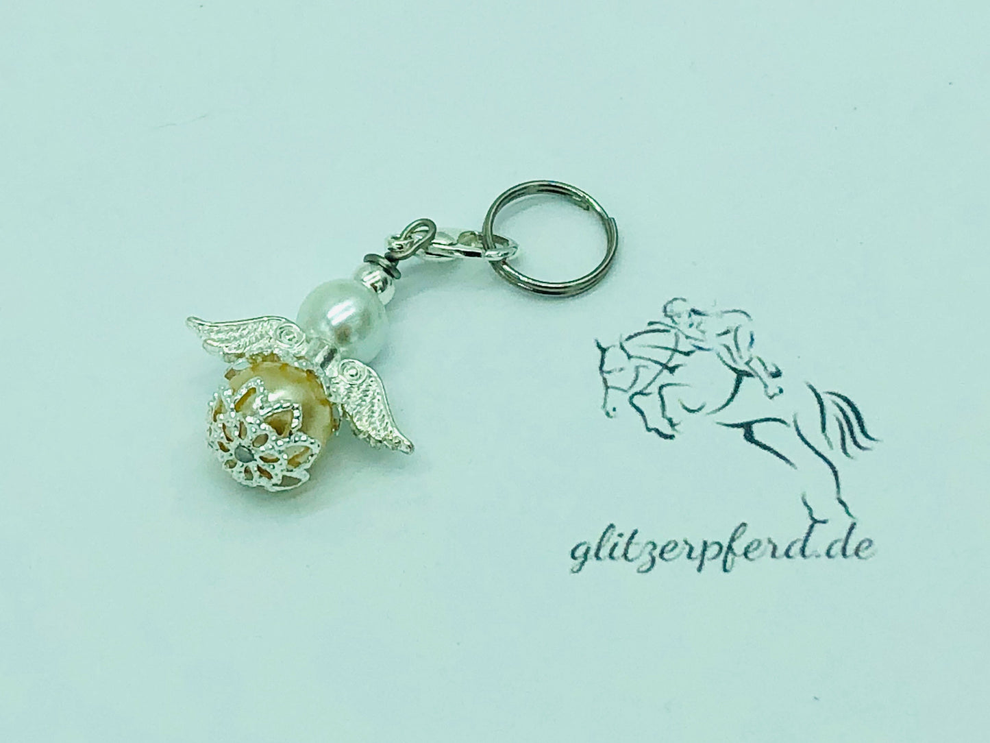 glitzerpferd.de Schutzengel Champagner