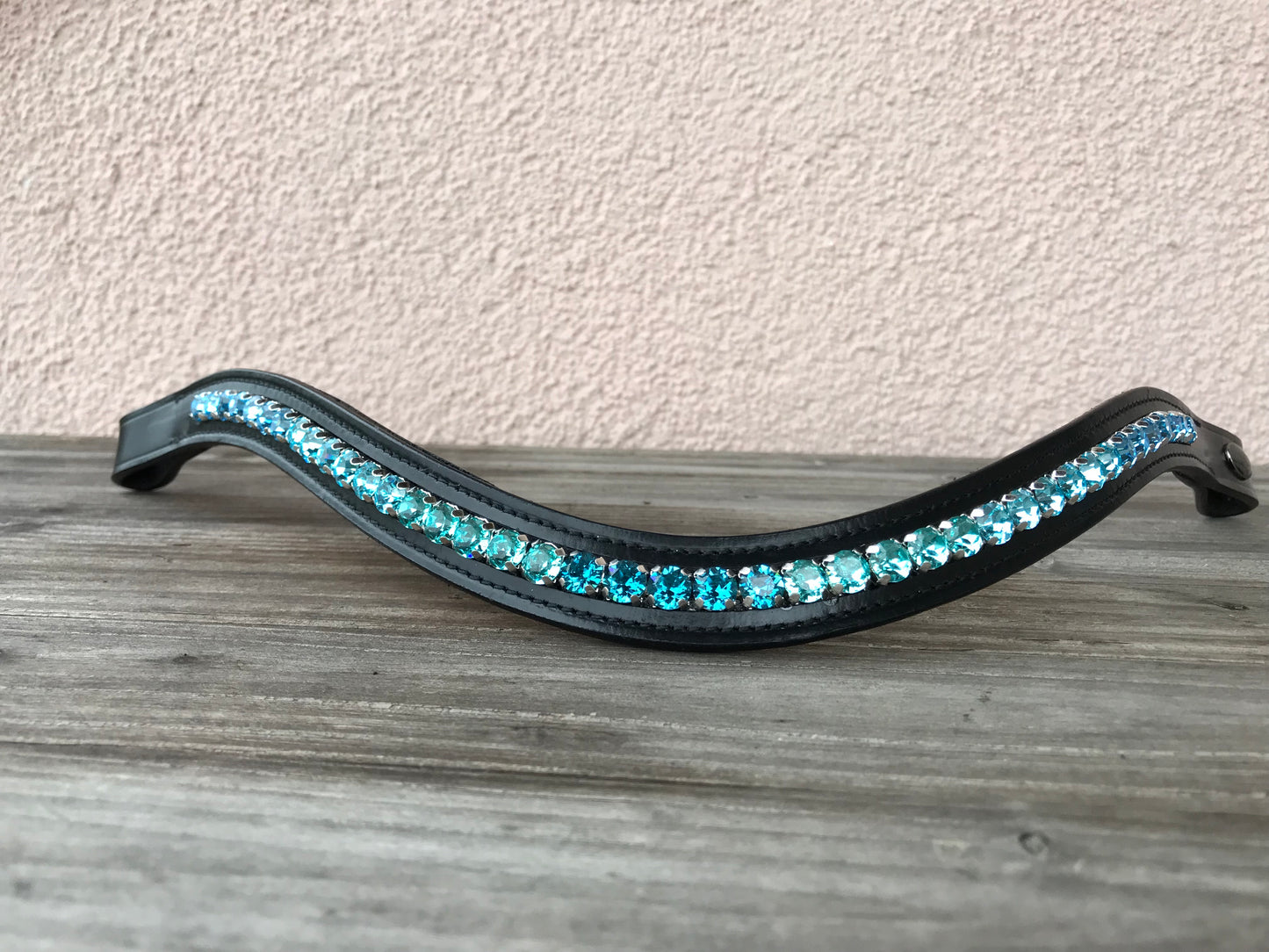 glitzerpferd.de Stirnriemen TürkiserVerlaufHD