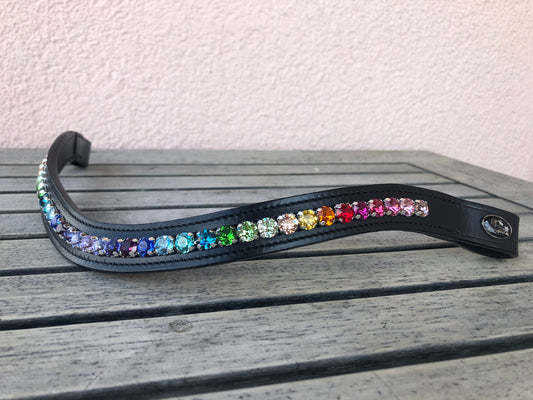 glitzerpferd.de Stirnriemen Regenbogen