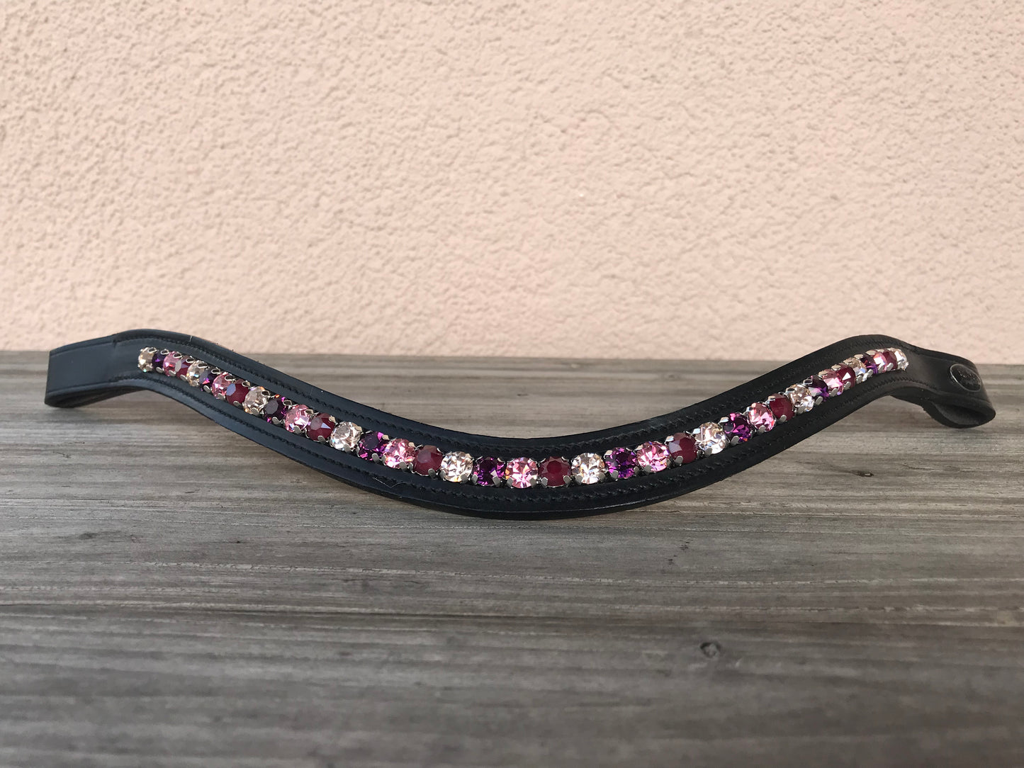 glitzerpferd.de Stirnriemen DarkRedRose