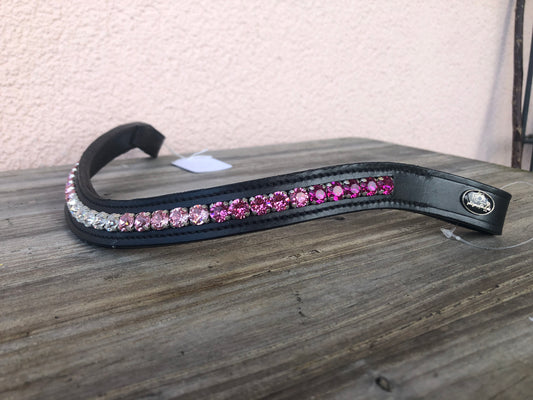 glitzerpferd.de Stirnriemen PinkRosaVerlauf