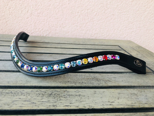 glitzerpferd.de Stirnriemen MagicRainbow