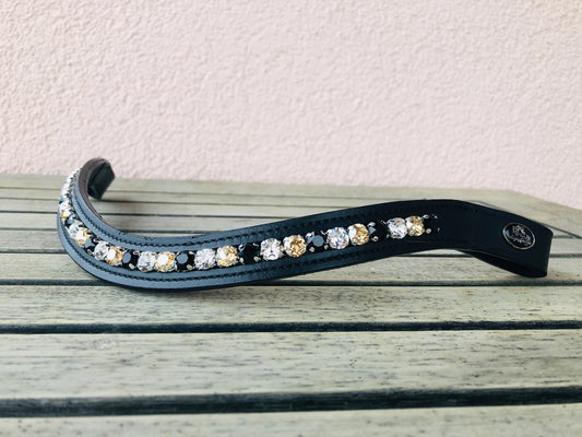 glitzerpferd.de Stirnriemen BlackSwan