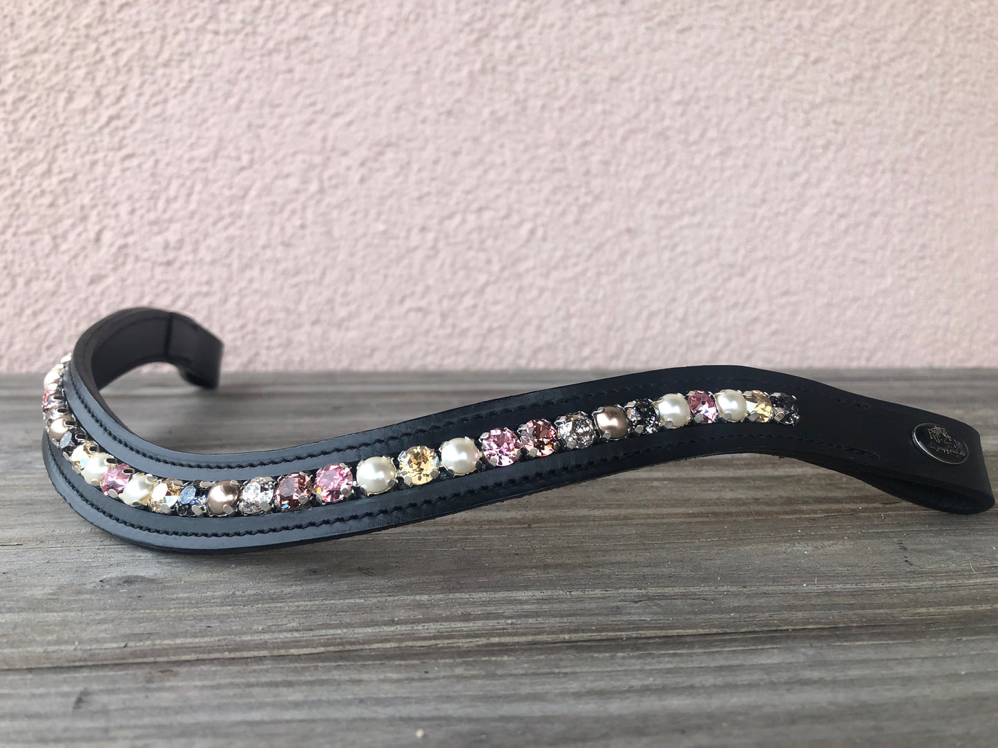 glitzerpferd.de Stirnriemen FrozenRose