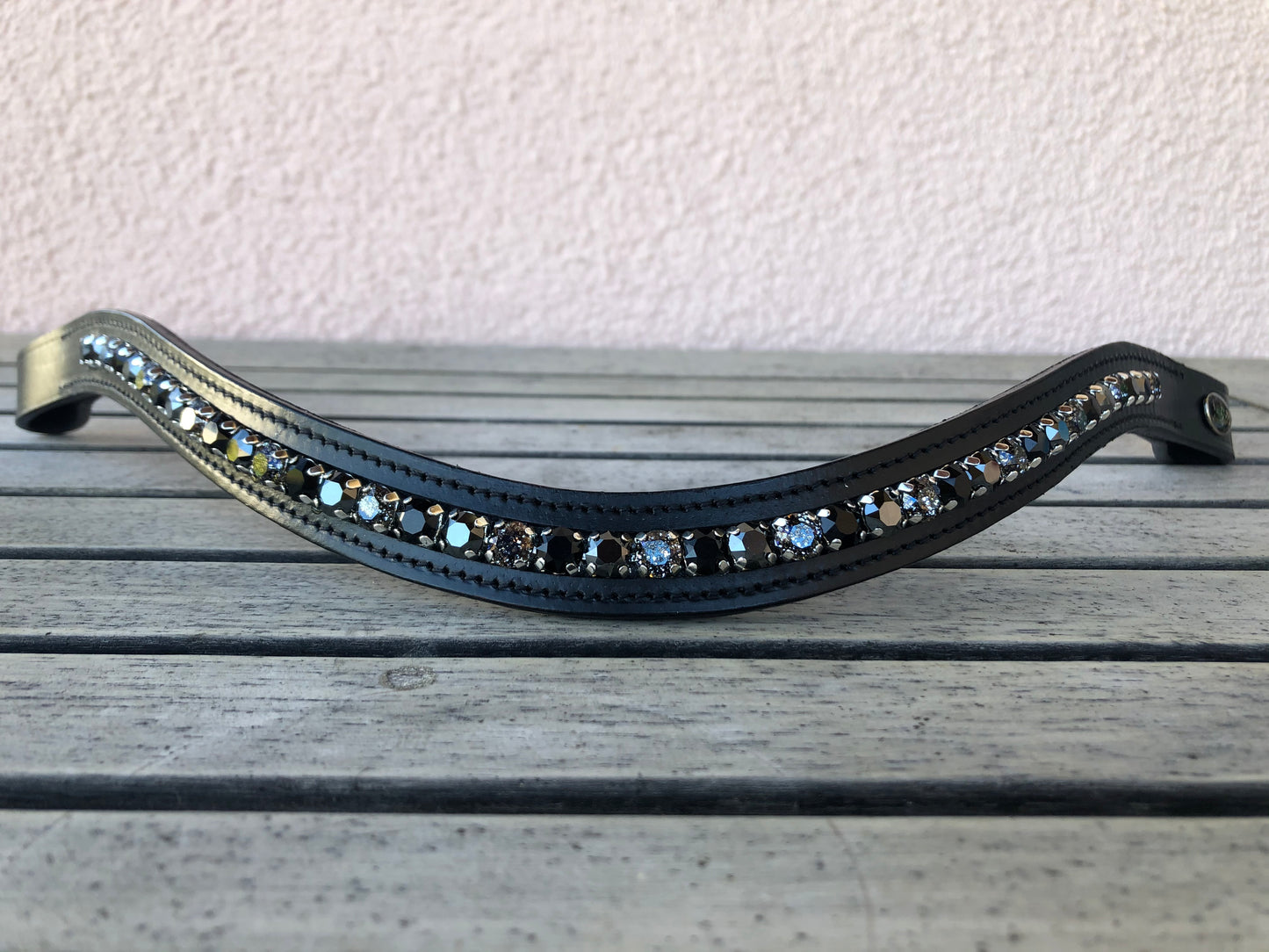 glitzerpferd.de Stirnriemen BlackMamba