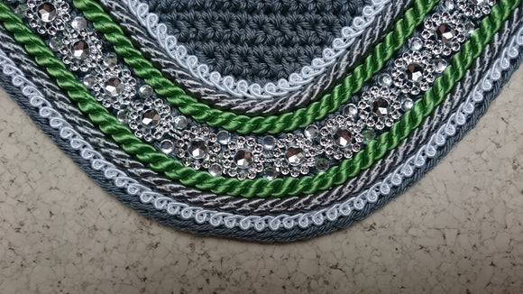 glitzerpferd.de Fliegenmütze GrauGrün