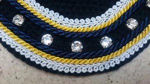 glitzerpferd.de Fliegenmütze NavyGelb