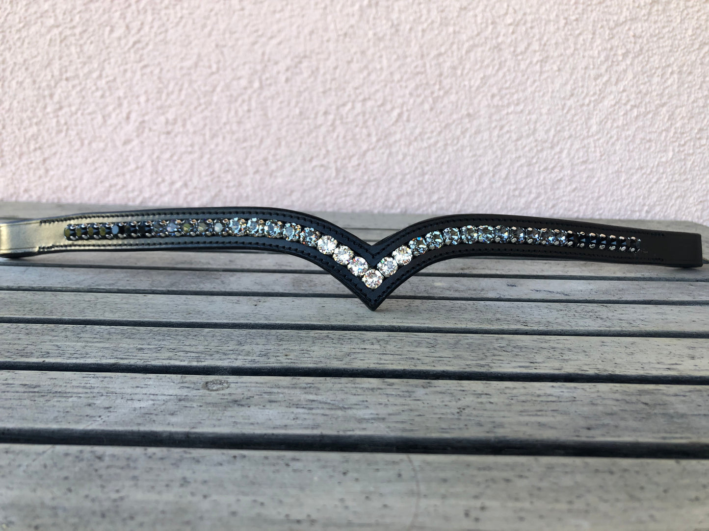glitzerpferd.de Stirnriemen SchwarzerVerlauf