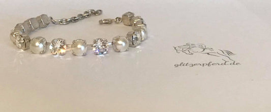 glitzerpferd.de Armkettchen Crystal & Perle
