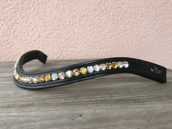 AKTION glitzerpferd.de Stirnriemen, VintageGold