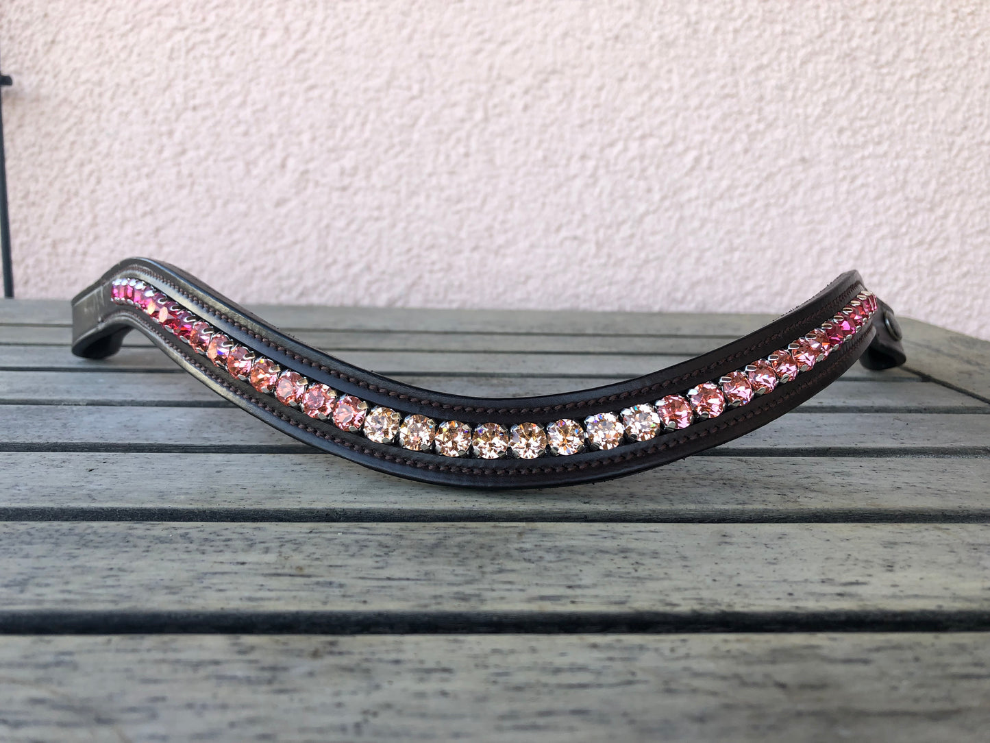 glitzerpferd.de Stirnriemen PeachVerlauf