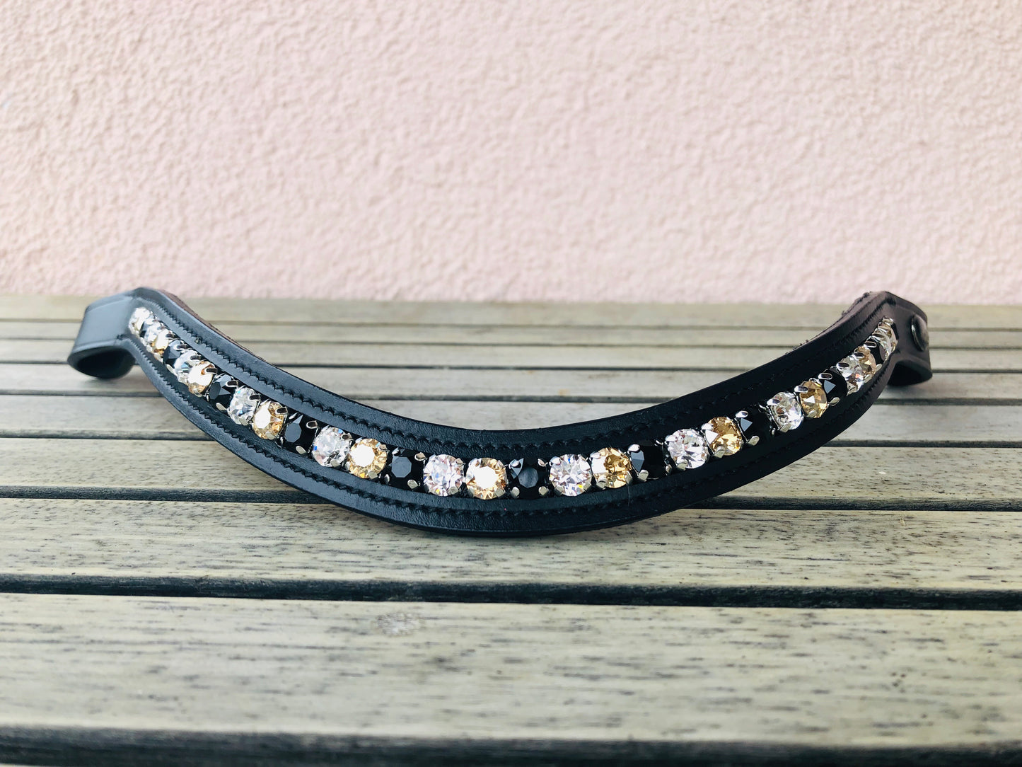 glitzerpferd.de Stirnriemen BlackSwan