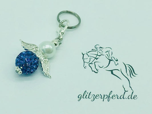 glitzerpferd.de Schutzengel BlauGlitzer