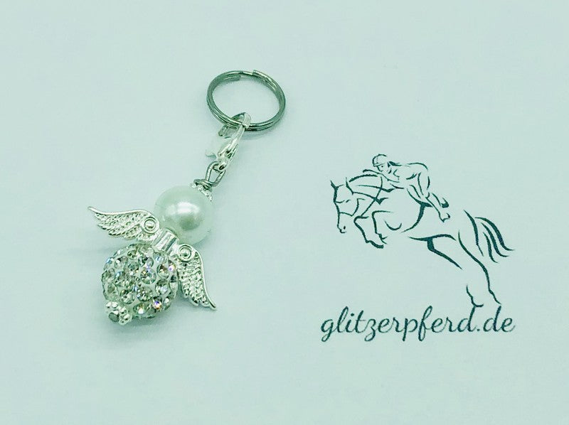 glitzerpferd.de Schutzengel SilberGlitzer